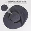 Outdoor Sun Hat UPF50+ Wide Brim Mesh Fishing Cap with Neck Flap for Men Women Beach Garden Safari