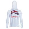 SIMMS Hooded Fishing Suit, Outdoor Lure Fishing Suit, Summer Sun Protection Long-sleeve Top, Quick-dry Breathable Sportswear
