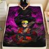 Naruto Uzumaki Flannel Blanket, High Quality Comfortable for All Seasons, Home Decor, Warmth and Comfort