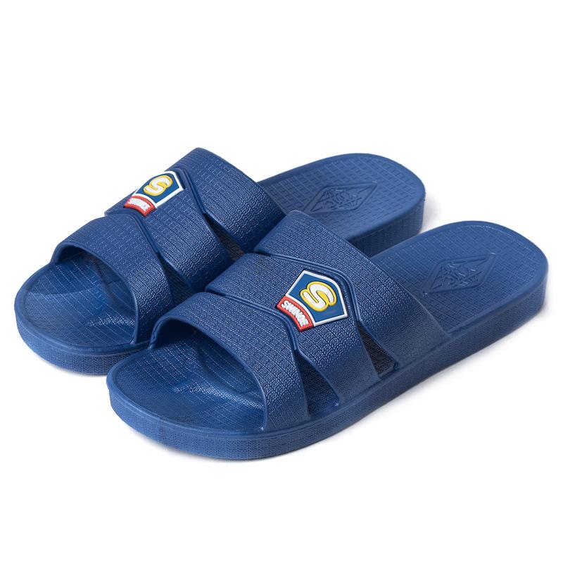 Summer Home Indoor Bathroom Slippers Men's PVC Soft Bottom Four Seasons Home Cool Slippers