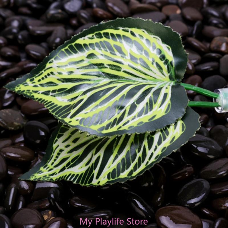 

Betta Fish Leaf Bed Simulation Leaf Hammock Natural Habitat Fish tank Spawning Grounds Suction Cup Leaf Pad Resting Bed