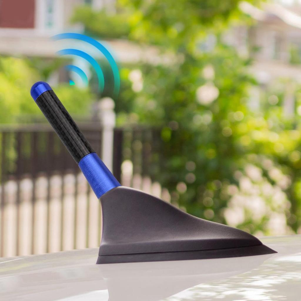 Car Radio Antenna, Car Antenna Replacement | Carbon Fiber Automotive Modified Antenna - 8cm