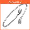 Elegant Silver Plated Water Drop Jewelry Set Featuring Bracelet Necklace Earrings And Ring
