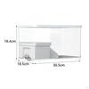 Premium Turtle Tank Habitat Kit with Elevated Platform and Drainage System