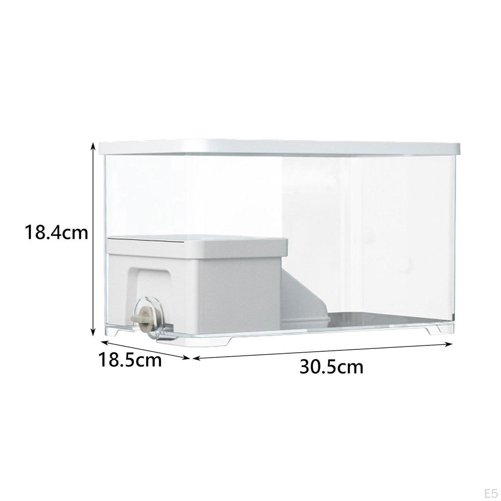Premium Turtle Tank Habitat Kit with Elevated Platform and Drainage System