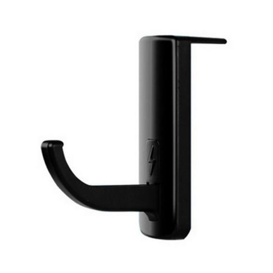 Portable Universal Wall-Mounted Headphone Stand Bracket Holder PC Monitor Hook чёрный