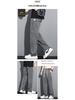 Men's Summer Ice Silk Tencel Jeans - Trendy, Straight, Loose, Wide-Leg Pants