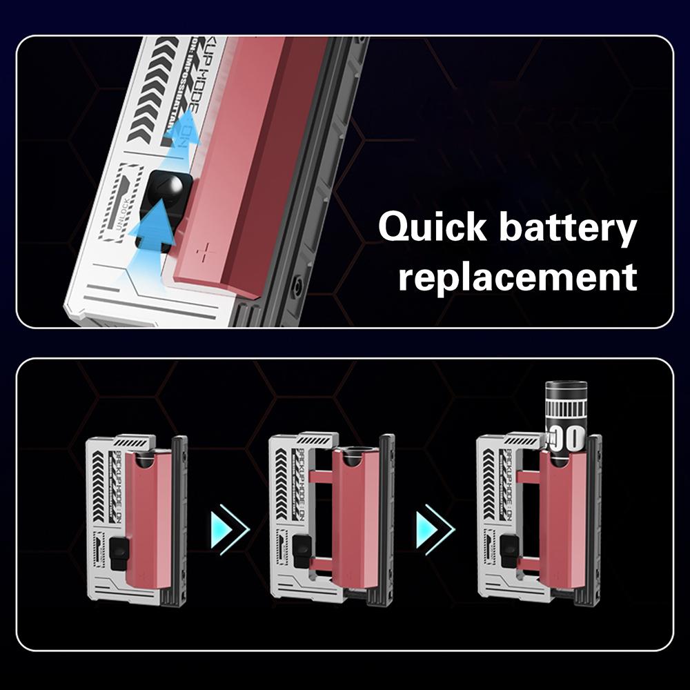 Type-C 1*21700 Mobile Power Supply Shell 22.5w Fast Charging With Built-In Hanging Rope Charging Cable DIY Battery Box