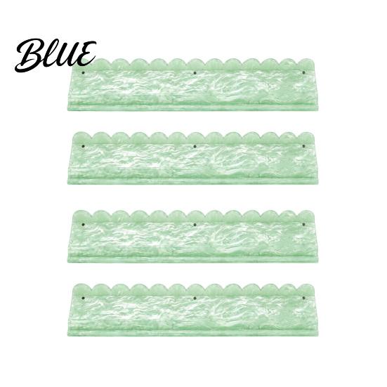 Magnetic Mahjong Pusher 1/4Pcs Rack with Detachable Pusher Scalloped Acrylic Mah Tile Jongg Holder & Set American Accessories Durable