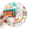 50 Kitchen Supplies Doodle Personalized Cartoon Guka Children's DIY Mobile Box Stickers Waterproof