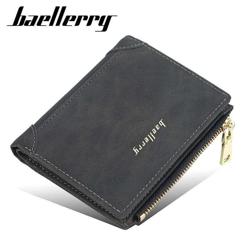 Wallet Men's Short Korean Version Youth Multi Card Vertical Fashion Zipper Coin Purse