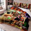 Set Biancheria da Letto 3 Pezzi Hotel Transylvania Copripiumino con Due Federe per Camera da Letto Decorazione Casa