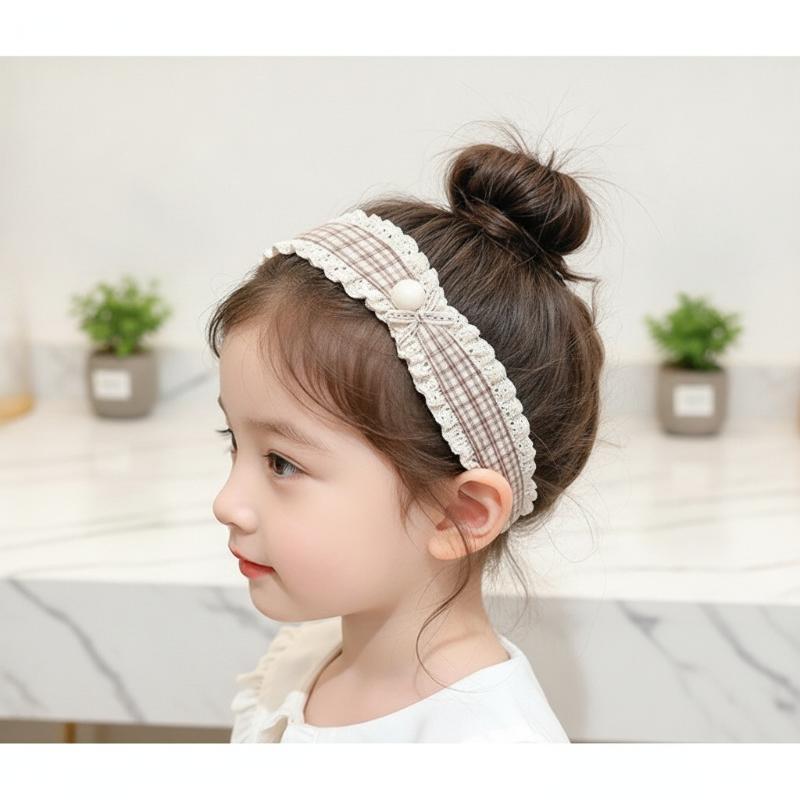 Knitting Colorful Flower Print Magic Tape Headband For Women Girls Sweet Hair Ornament Headwear Headband Hair Accessory