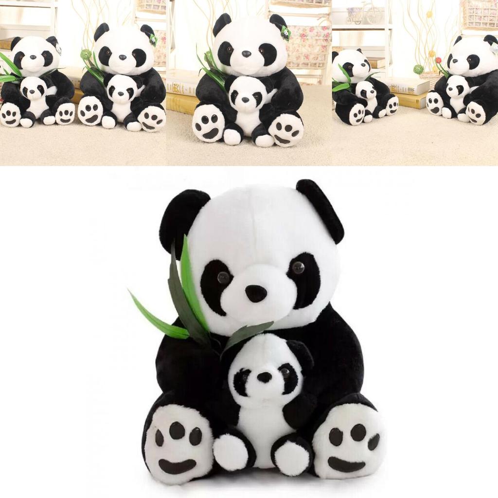 Adorable 38cm Panda Teddy Bear Soft Plush Stuffed Animal Ideal For Kids Gift