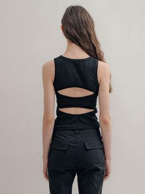 VISUS Back Hole Sleeveless_Black
