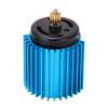 52000 Rpm High Speed Metal 370 Motor Radiator RC Car Upgrade Parts Accessories for WPL D12(Blue )