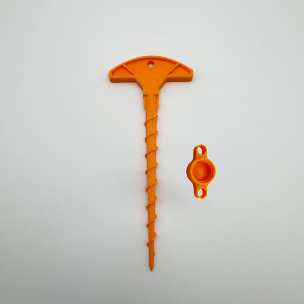 Orange Glass Glue Caps - Durable Plastic Sealing Caps for Standard Glue Bottles, Portable Decoration Tools