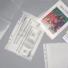 12PCS A5 Binder Pockets Clear Binder Dividers with Pockets and Tabs Cash Envelopes for 6-Ring Budget Binder Loose-Leaf Pockets Dividers with 2PCS