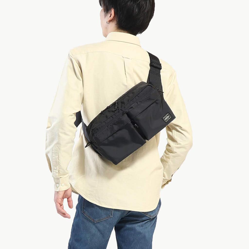 Porter Force 2WAY Waist Bag L (Olive Drab)