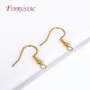 DIY Earring Jewellery Making Supplies 18K Gold Plated Ear Wire Ear Hooks Accessories Wholesale