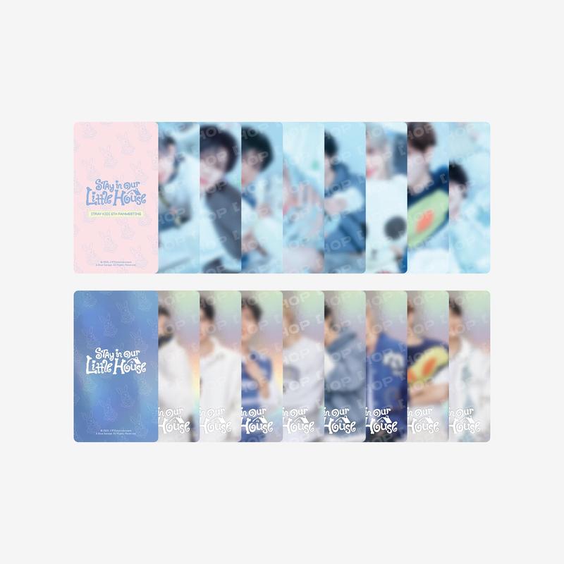 [pre-order] Stray Kids ID PHOTO SET, SPECIAL TRADING CARD, MINI BLOCK KEYRING STAY In Our Little House