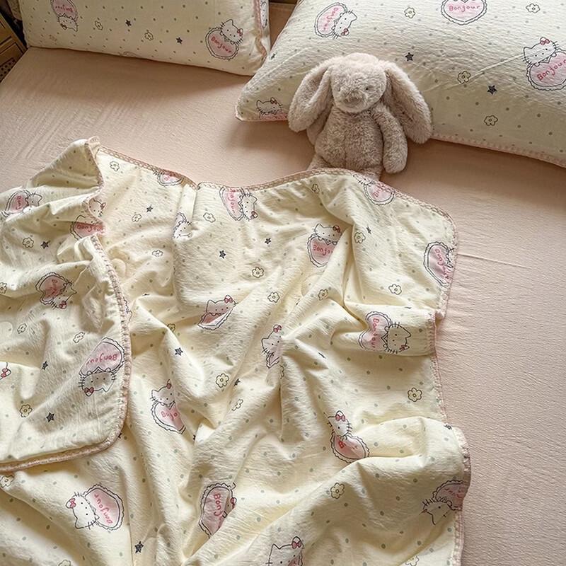 

Zhuochuang Jingpin Heart KT Super Soft Summer Quilt