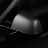 Matte Black Replacement Side Mirror Rearview Cover Cap For Tesla Model 3 17-22