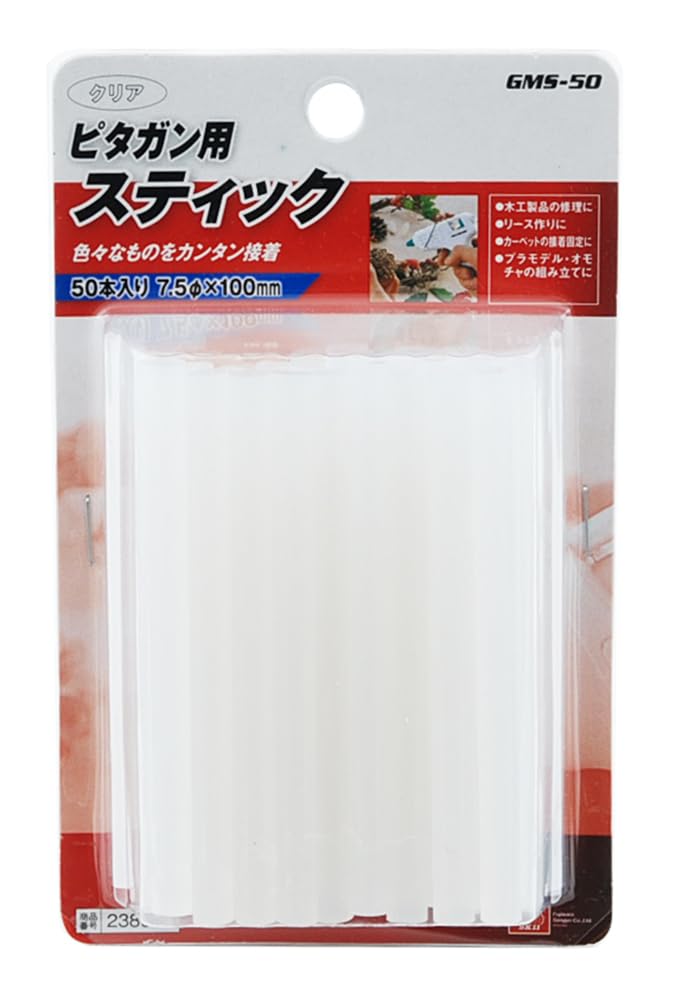 

SK11 GMS-50 Bond Gun Stick for Pita Gun GM-120 and GM-100, 50 Pieces, Clear