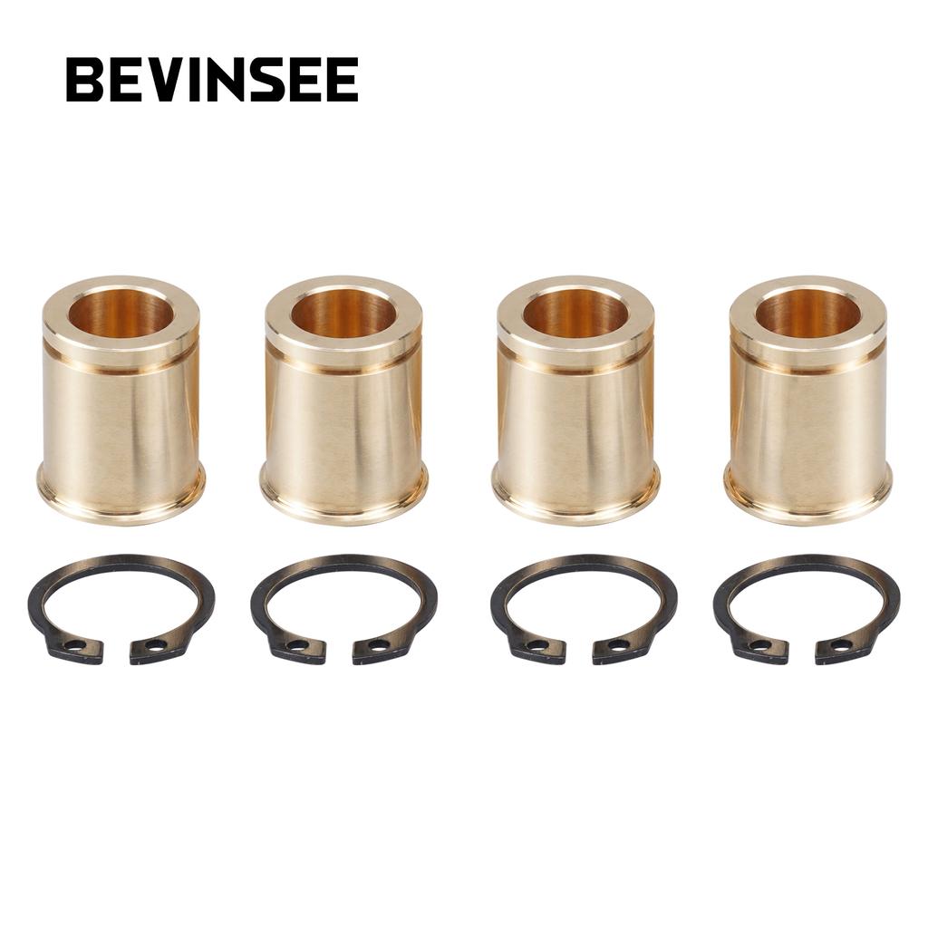 BEVINSEE Messing Bremssattel Führungsbuchsen Satz für BMW E39 E34 E82 E46 E36 E90 E91 E92 E93 E30, Ersatz für 34216869617