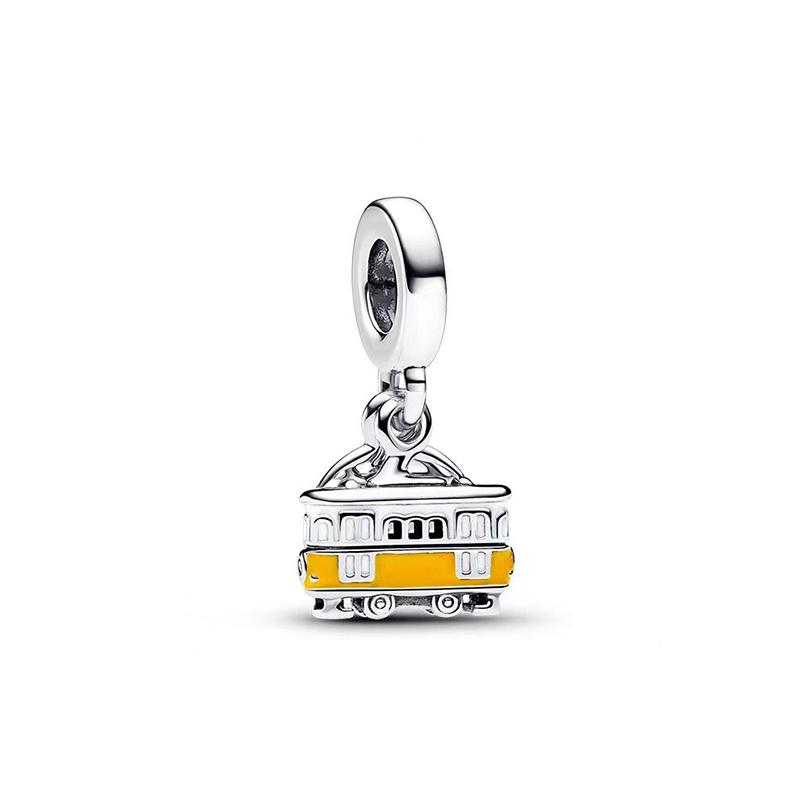 Copper New In Dangle Pendant Charm Beads Fit Original Bracelets Necklace For Women Luxury Diy Jewelry Gift