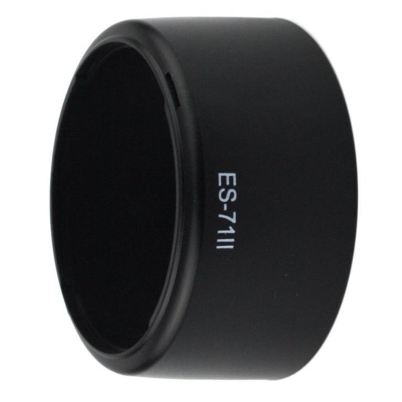 ES71 II Lens Hood Shade For EF50mm F/1.4 50F1.4USM Camera Lens Sunshades Prevents Flare And Protects From Shocks