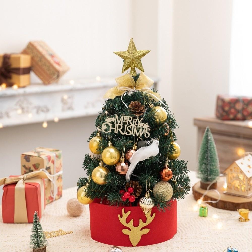 

45cm Artificial Christmas Tree Merry Christmas Xmas Ornament Mini Christmas Tree Party Decoration 4