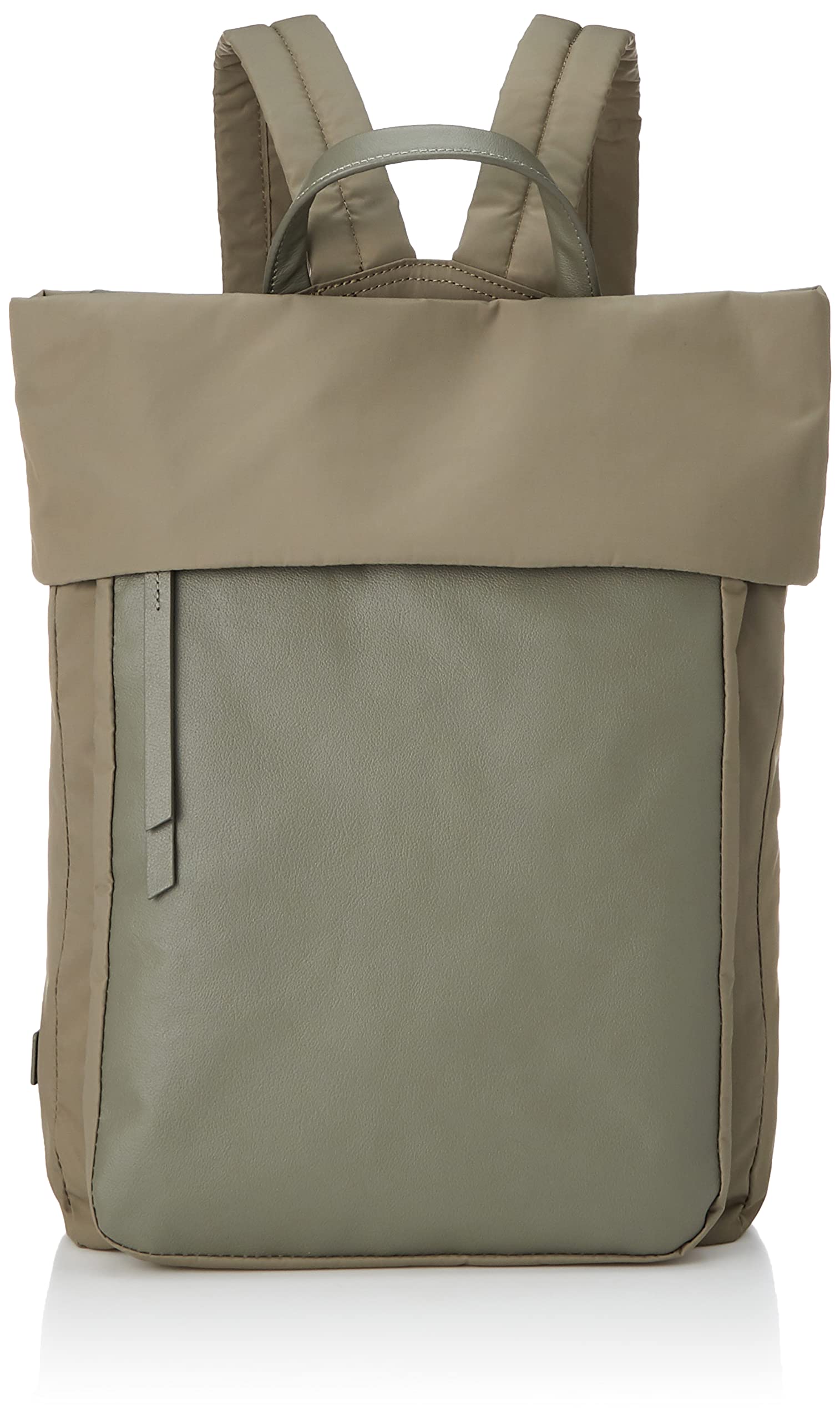 

Recycled Nylon x Cow Leather Wrap Greige [Isaac] Backpack, Backpack, Women s, 2001004, (26)