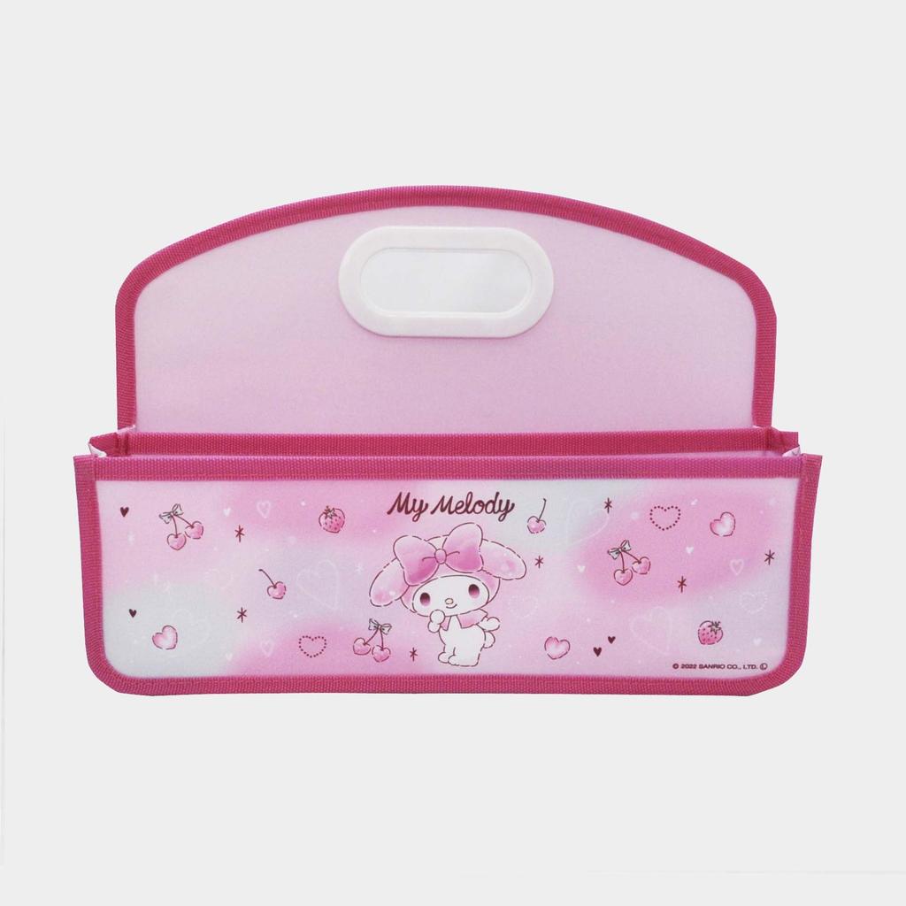 Skater Anywhere Storage with Sanrio My Melody Love Love Small Item Organizer Storage Case Box, Portable, Handle, Kyun, Box, ZBX1-A