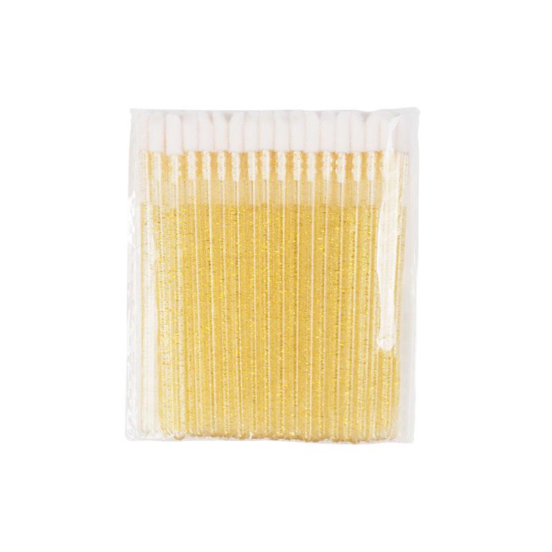 Disposable Crystal Rod Lip Gloss Brush - 7 Colors, Portable Beauty Tool for Lipstick Application.