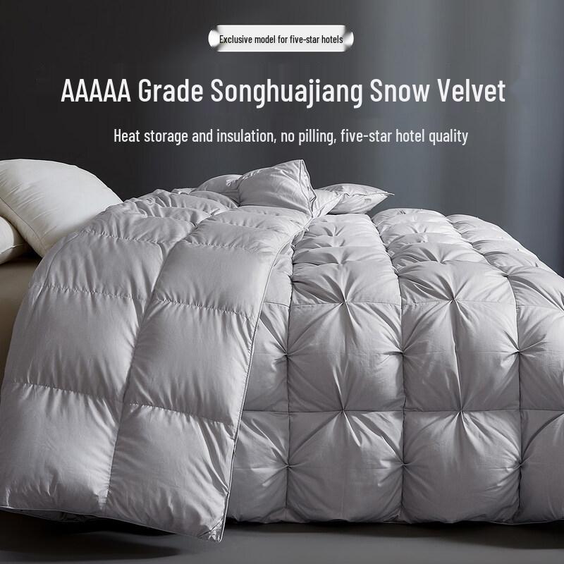Luxury Five-Star Hotel White Goose Down Comforter