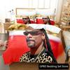 3D Druck Snoop Dogg Rapper Bettwäsche Set Jungen Mädchen Twin Queen King Size Bettbezug Kissenbezug Bett Jungen Erwachsene Heimtextil