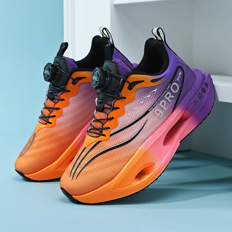 Kids Shoes Lightweight Breathable Running Shoes Kids Unisex Low-Cut Mesh Sneakers With Rotating Rubber Sole