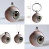 Bloodshot Eye 2d Flat Pattern Glass Pendant Keychain And Necklace For Gift Giving