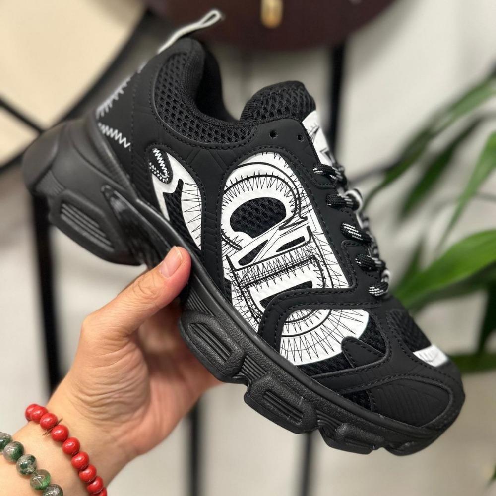 

Shoes round head thick sole heightening sports shoes men s and women s same lightweight casual shoes 45 чёрный