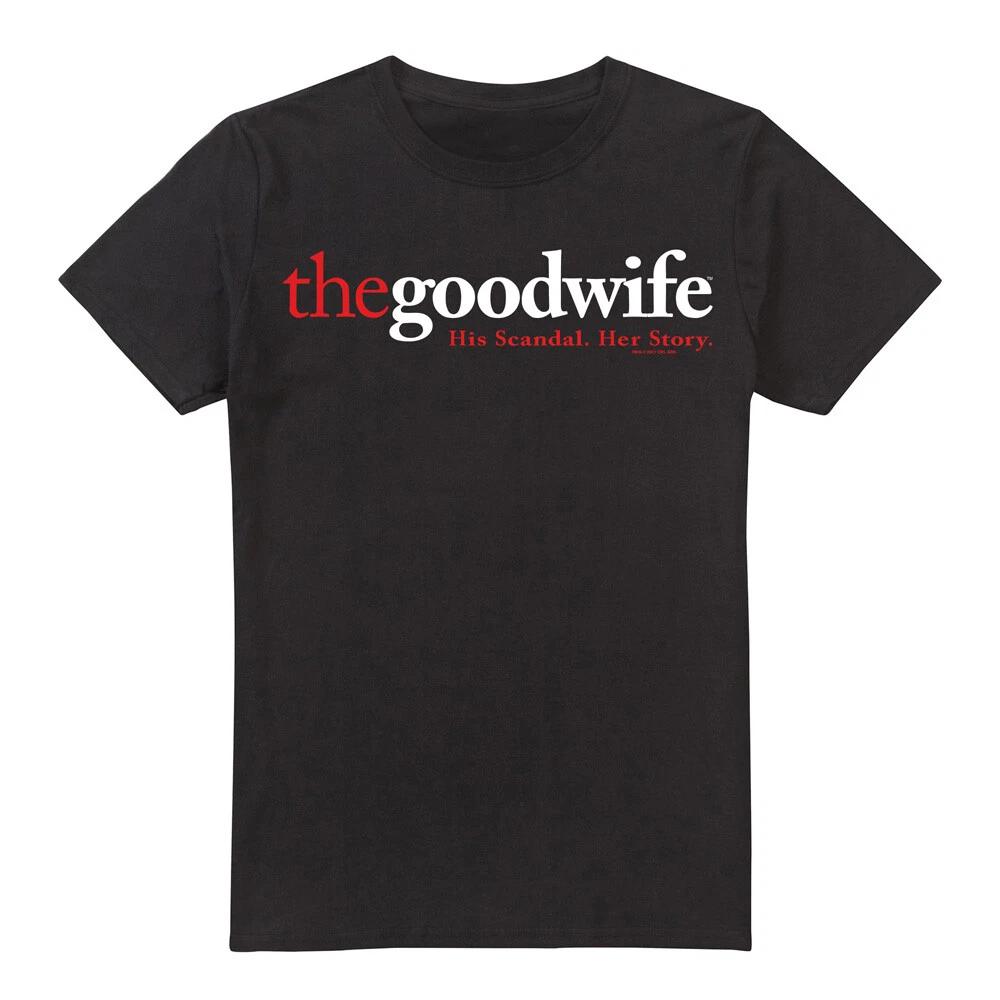 The Good Wife Logo 100% Cotton T-shirt Mens Tees Top S-5XL, Black S