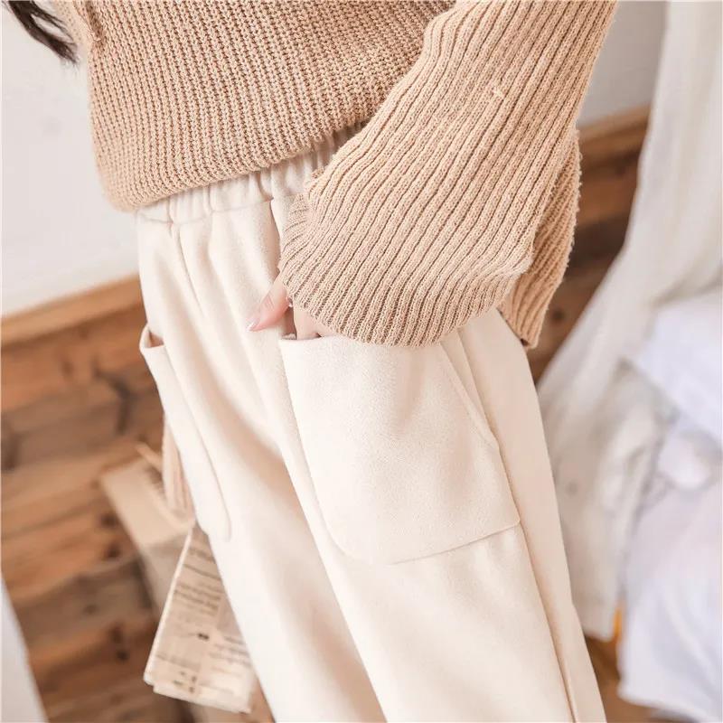 Buy Plus Velvet Padded Pants Women's 