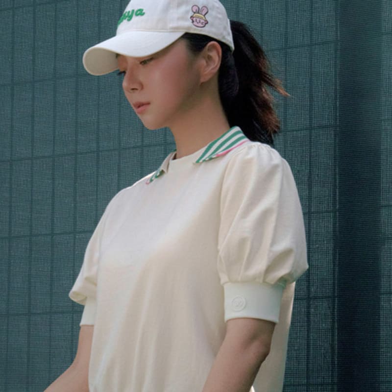 Rosiya Rosiya Rabbit Ball Cap White