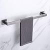 Stainless Steel Gunmetal Nordic Bathroom Towel & Storage Rack Set
