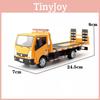 Alloy Flatbed Simulation Trailer Model Toy With Sound And Light Functions