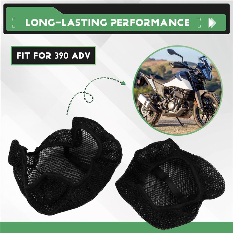 

Чехол на сиденье мотоцикла Противоскользящие чехлы на подушку сиденья Сетчатая ткань Дышащая защита сиденья