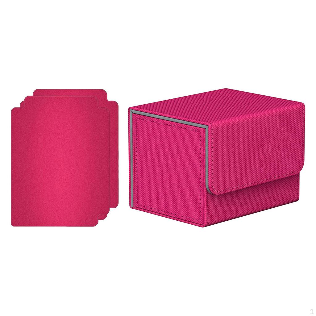 Card Deck Box PU Leather Organizer Protector Holder