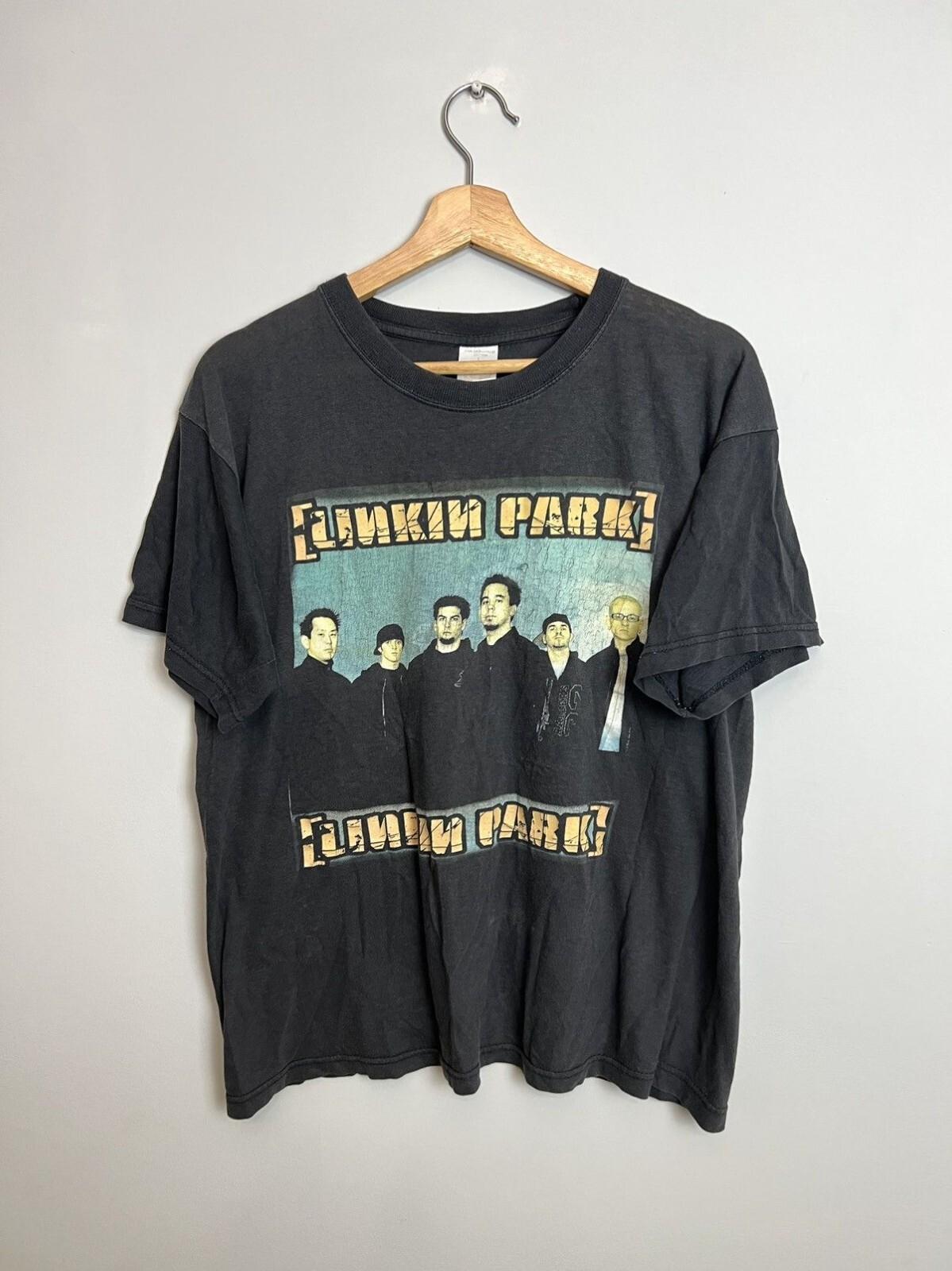 Редкая винтажная футболка Linkin Park 00-х Numetal Y2k SOAD Редкая унисекс футболка XXXXL