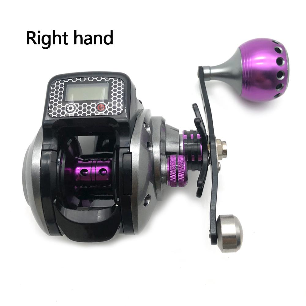 

Катушка для бейткастинга с 16+1 подшипником, счетчиком лески, цифровым дисплеем, электронное рыболовное колесо для троллинга, 6.3:1 Передаточное число 5 кг Максимальная нагрузка Кастинговые катушки Right Hand