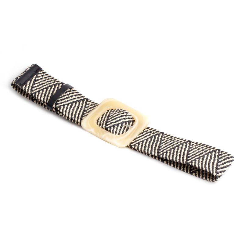 

Summer Womens Stylish Woven Belt With Unique Square Buckle And Simple Design For All Occasions StyleP